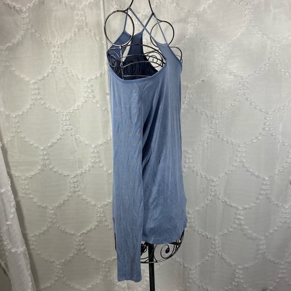 Arizona jeans cold shoulder blue top size L - Picture 6 of 10